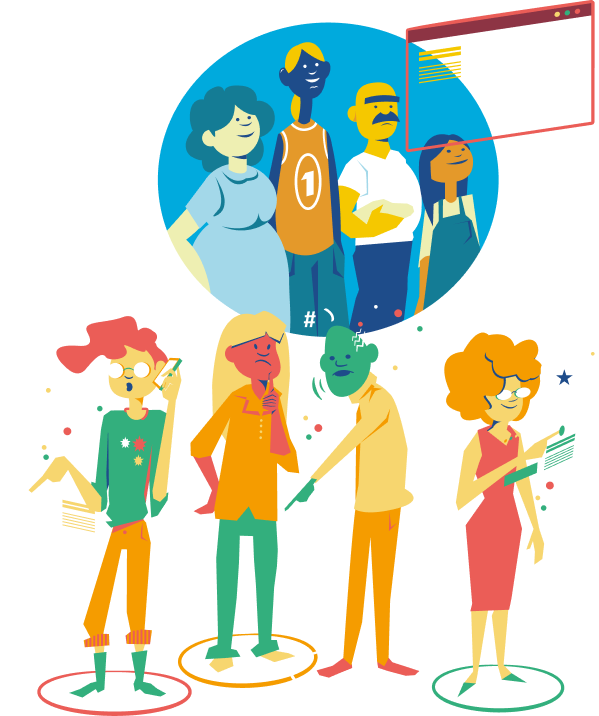 Ilustración de personas